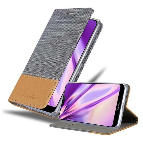 Cadorabo DE-143157 coque pour téléphone Gris pour Nokia 7.1