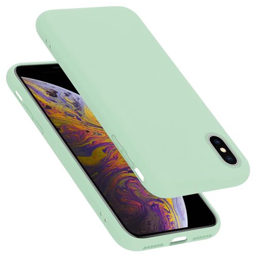 Cadorabo DE-150831 coque pour téléphone Vert pour Apple iPhone X / XS