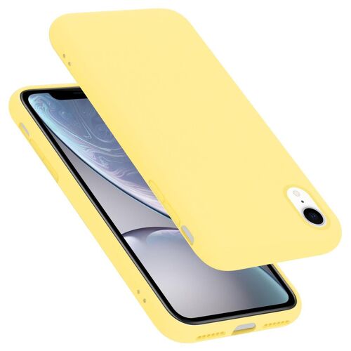 Cadorabo DE-150835 coque pour téléphone Jaune pour Apple iPhone XR