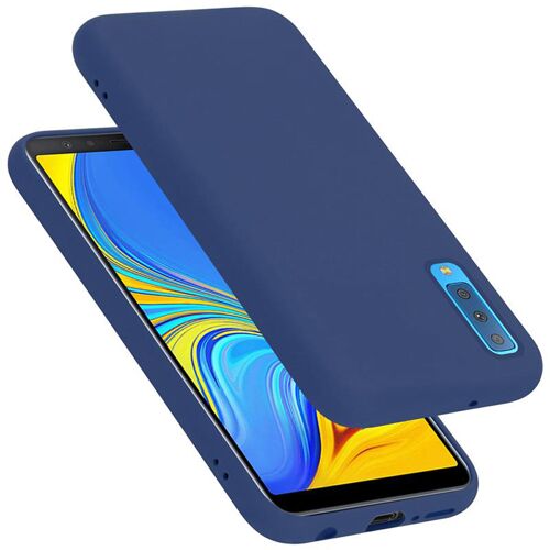 Cadorabo DE-147739 coque pour téléphone Bleu pour Samsung Galaxy A7 2018