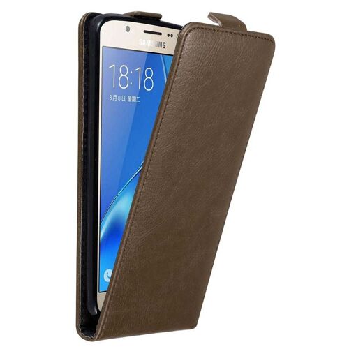 Cadorabo DE-121575 coque pour téléphone Marron pour Samsung Galaxy J7 2016