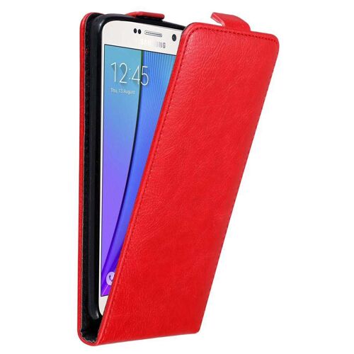 Cadorabo DE-121588 coque pour téléphone Rouge pour Samsung Galaxy NOTE 5