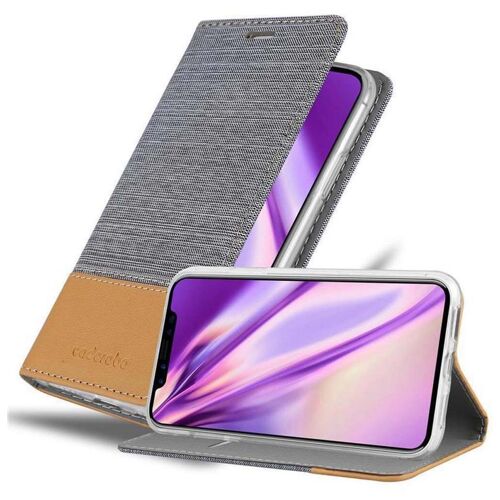 Cadorabo DE-121666 coque pour téléphone Gris pour Apple iPhone XS MAX