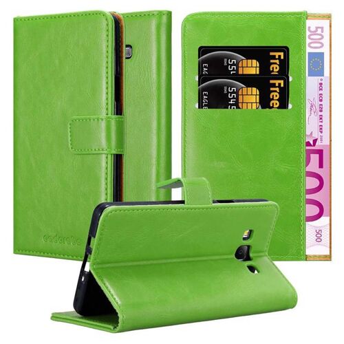 Cadorabo DE-121705 coque pour téléphone Vert pour Samsung Galaxy A7 2015