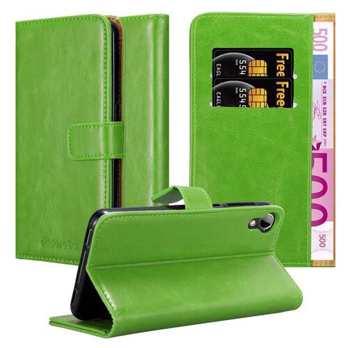 Cadorabo DE-121713 coque pour téléphone Vert pour HTC Desire 10 LIFESTYLE / Desire 825