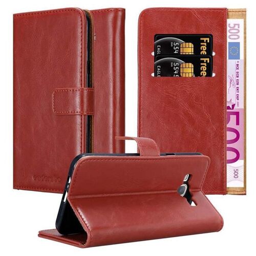 Cadorabo DE-121707 coque pour téléphone Rouge pour Samsung Galaxy A8 2015