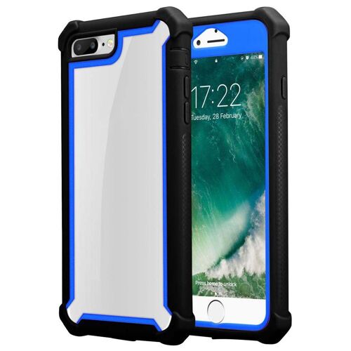 Cadorabo DE-123574 coque pour téléphone Bleu pour Apple iPhone 7 PLUS / 7S PLUS / 8 PLUS