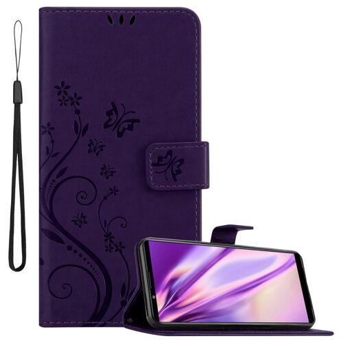Cadorabo DE-155299 coque pour téléphone Lilas pour Sony Xperia PRO-I