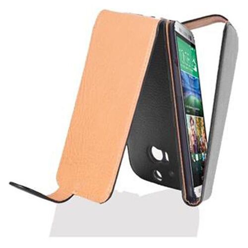 Cadorabo DE-101590 coque pour téléphone Noir pour HTC ONE M8