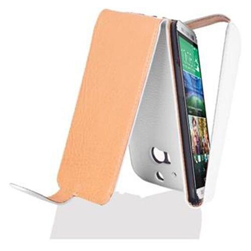 Cadorabo DE-101591 coque pour téléphone Blanc pour HTC ONE M8