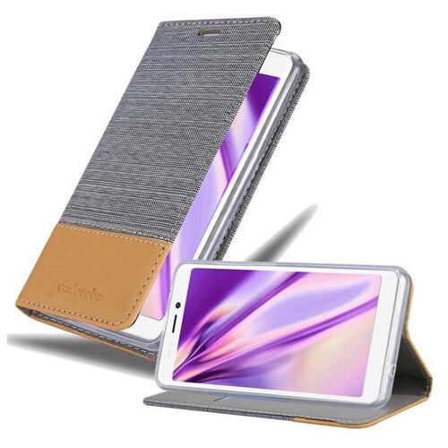 Cadorabo DE-119338 coque pour téléphone Gris pour Wiko WIKO JERRY 3