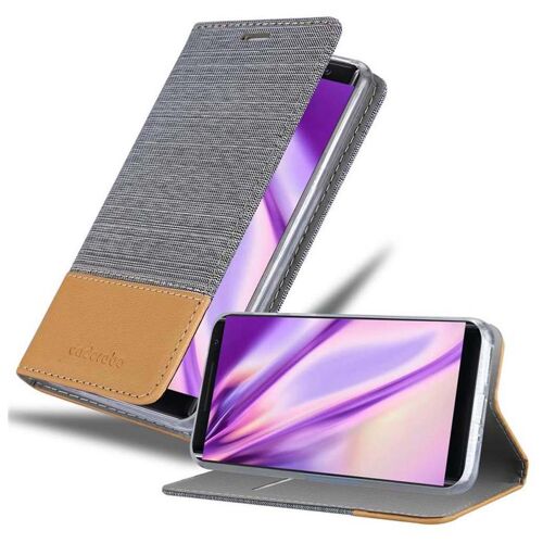 Cadorabo DE-119365 coque pour téléphone Gris pour Nokia 8 Sirocco