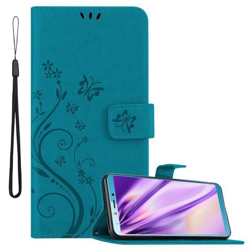 Cadorabo DE-146719 coque pour téléphone Bleu pour Samsung Galaxy A6s
