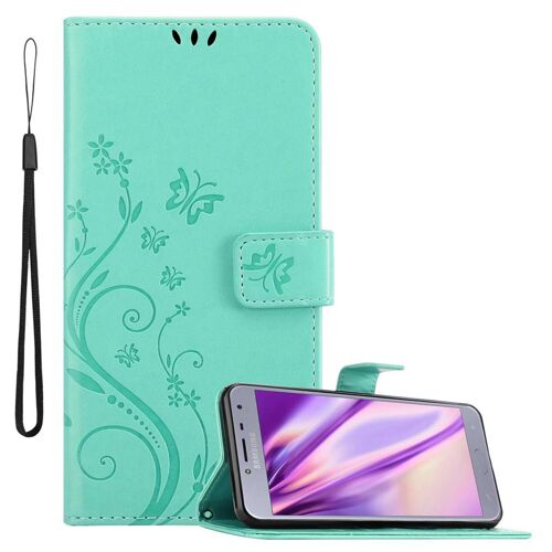 Cadorabo DE-146755 coque pour téléphone Vert pour Samsung Galaxy J4 2018