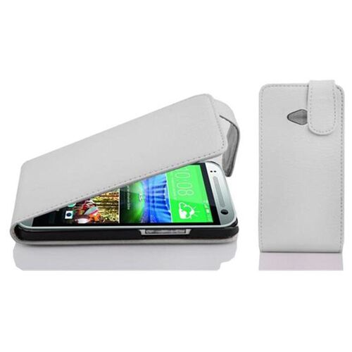 Cadorabo DE-101947 coque pour téléphone Blanc pour HTC ONE M8 MINI