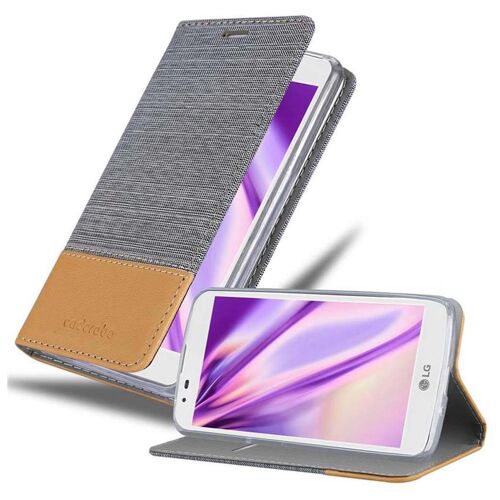 Cadorabo DE-119422 coque pour téléphone Gris pour LG K7 2016