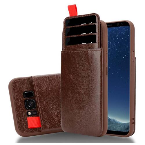 Cadorabo DE-124786 coque pour téléphone Marron pour Samsung Galaxy S8 PLUS