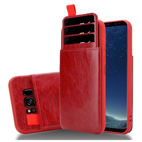 Cadorabo DE-124785 coque pour téléphone Rouge pour Samsung Galaxy S8 PLUS
