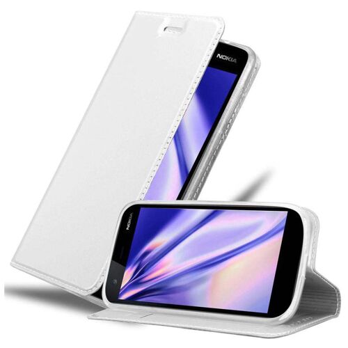 Cadorabo DE-124820 coque pour téléphone Argent pour Nokia 1 2018