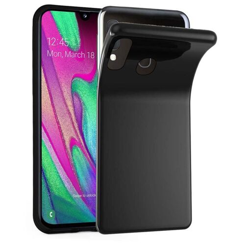 Cadorabo DE-125022 coque pour téléphone Noir pour Samsung Galaxy A40