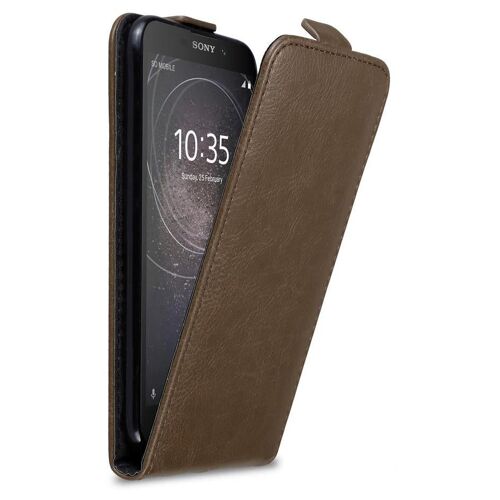 Cadorabo DE-125557 coque pour téléphone Marron pour Sony Xperia L2