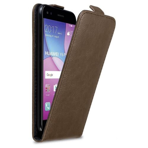 Cadorabo DE-125563 coque pour téléphone Marron pour Huawei Y6 PRO 2017