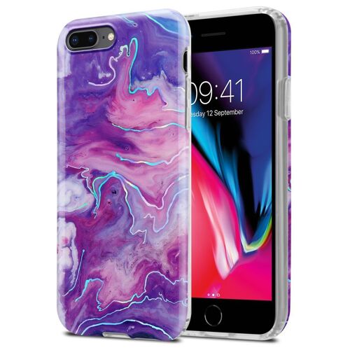 Cadorabo DE-152135 coque pour téléphone Multicolore pour Apple iPhone 7 PLUS / 7S PLUS / 8 PLUS