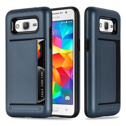 Cadorabo DE-108295 coque pour téléphone Bleu pour Samsung Galaxy GRAND PRIME