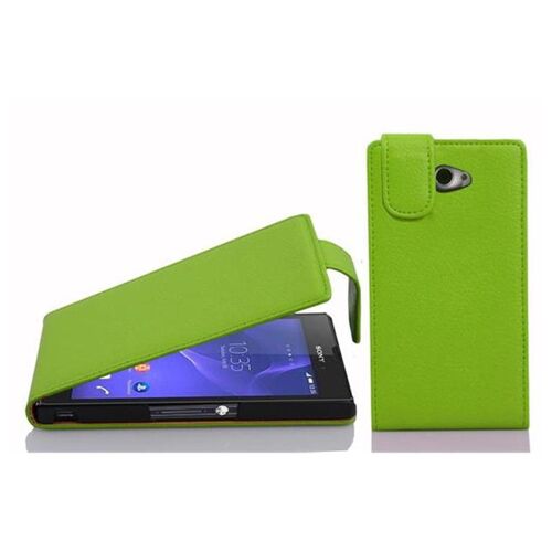Cadorabo DE-101944 coque pour téléphone Vert pour Sony Xperia M2 / M2 AQUA
