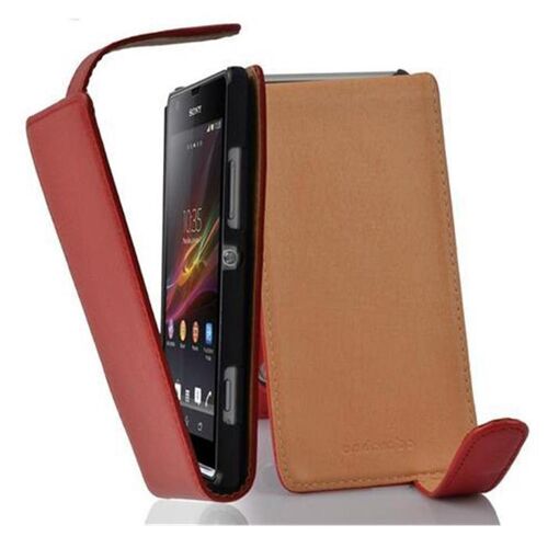 Cadorabo DE-100647 coque pour téléphone Rouge pour Sony Xperia SP