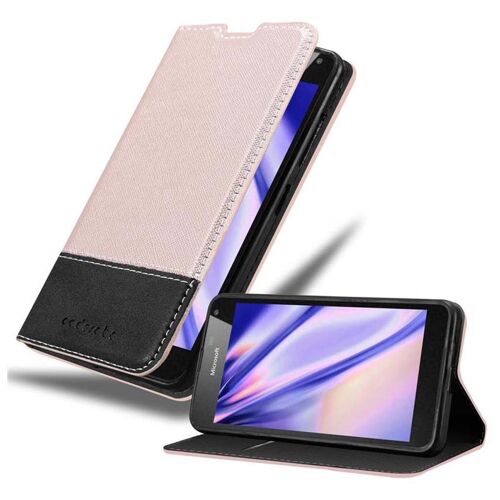 Cadorabo DE-119559 coque pour téléphone Rose pour Nokia Lumia 650