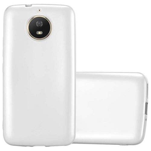 Cadorabo DE-120645 coque pour téléphone Argent pour Motorola MOTO G5S