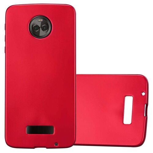 Cadorabo DE-120653 coque pour téléphone Rouge pour Motorola MOTO Z