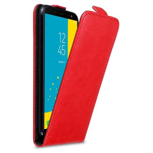 Cadorabo DE-125567 coque pour téléphone Rouge pour Samsung Galaxy J6 2018
