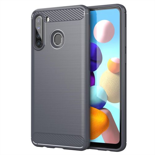 Cadorabo DE-150403 coque pour téléphone Gris pour Samsung Galaxy A21