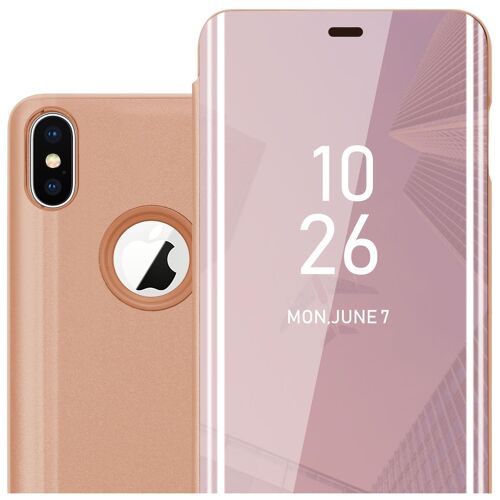 Cadorabo DE-150489 coque pour téléphone Rose pour Apple iPhone XS MAX