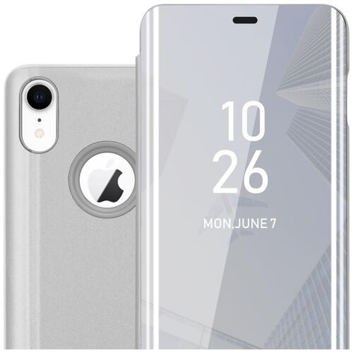 Cadorabo DE-150502 coque pour téléphone Argent pour Apple iPhone XR