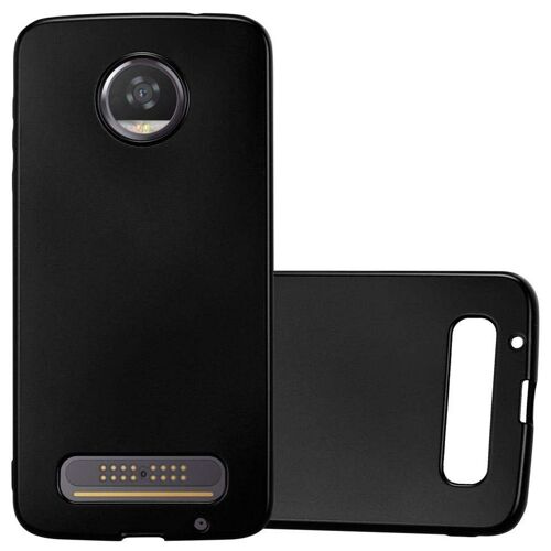 Cadorabo DE-120658 coque pour téléphone Noir pour Motorola MOTO Z2