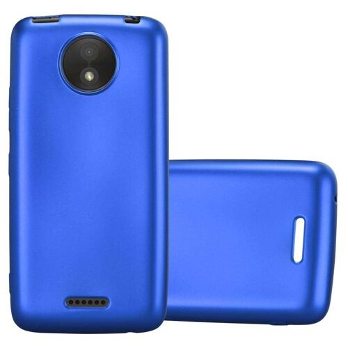 Cadorabo DE-120697 coque pour téléphone Bleu pour Motorola MOTO C PLUS