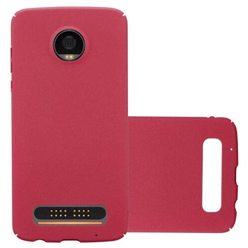 Cadorabo DE-120939 coque pour téléphone Rouge pour Motorola MOTO Z2 PLAY / Z2 FORCE