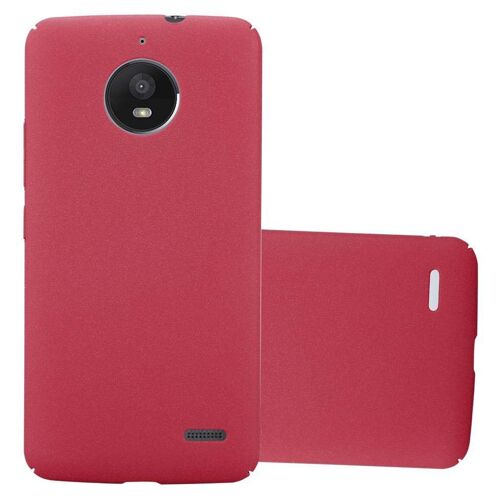 Cadorabo DE-120944 coque pour téléphone Rouge pour Motorola MOTO E4