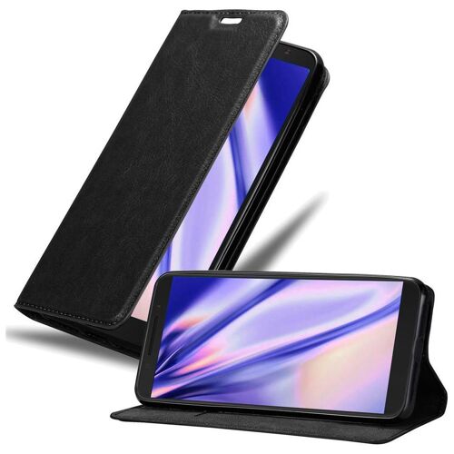Cadorabo DE-125654 coque pour téléphone Noir pour Alcatel 3V