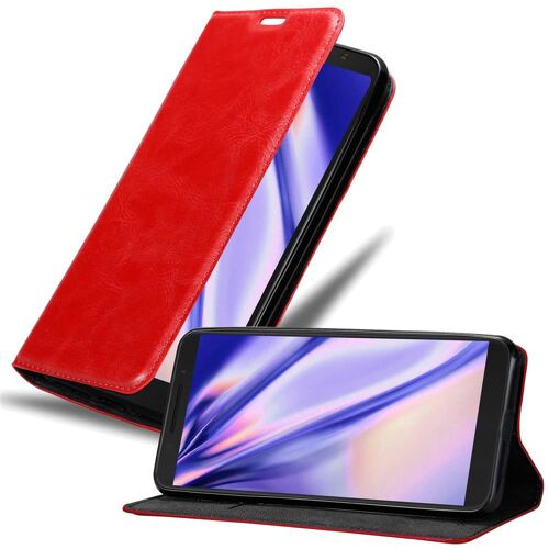 Cadorabo DE-125670 coque pour téléphone Rouge pour Alcatel 3L 2019