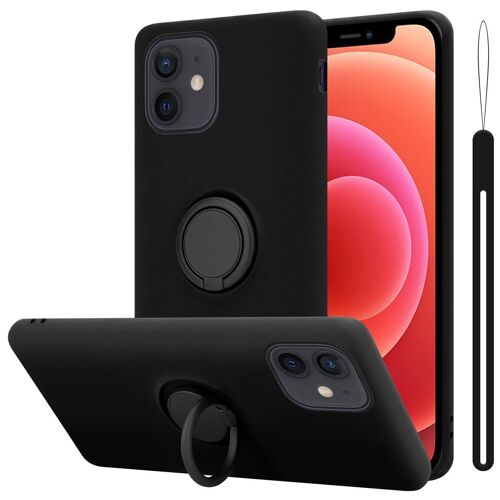 Cadorabo DE-151123 coque pour téléphone Noir pour Apple iPhone 12 MINI
