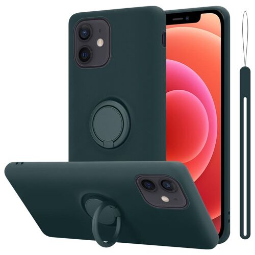 Cadorabo DE-151127 coque pour téléphone Vert pour Apple iPhone 12 MINI