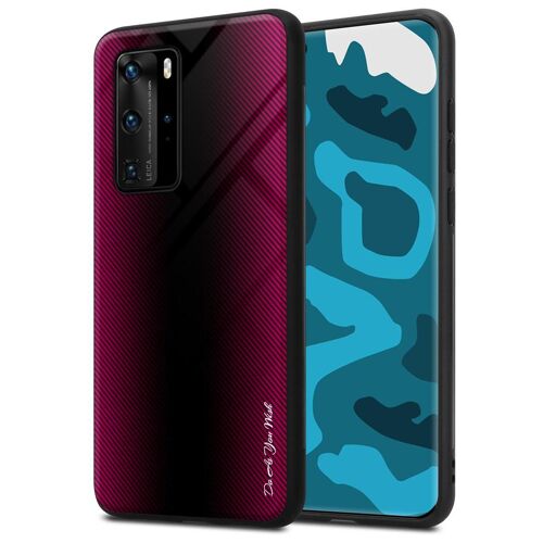 Cadorabo DE-151631 coque pour téléphone Rose pour Huawei P40 PRO / P40 PRO+