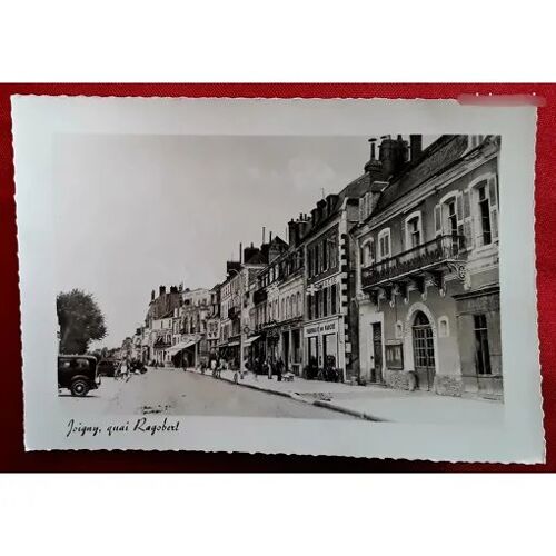 Carte Postale Ancienne Joigny : Quai Ragobert I