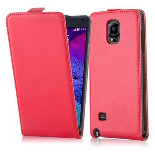 Cadorabo DE-104367 coque pour téléphone Rouge pour Samsung Galaxy NOTE 4