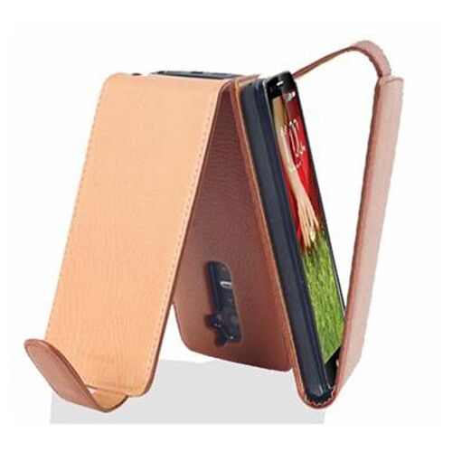 Cadorabo DE-101569 coque pour téléphone Marron pour LG G2