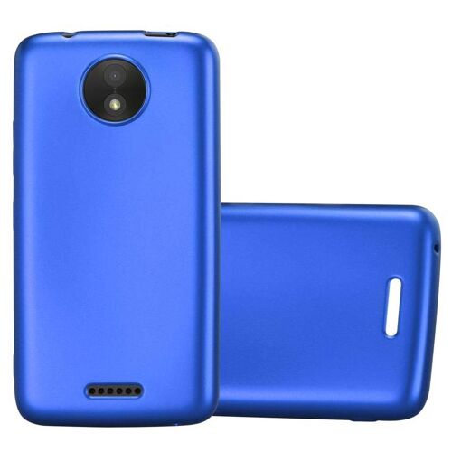 Cadorabo DE-120703 coque pour téléphone Bleu pour Motorola MOTO C